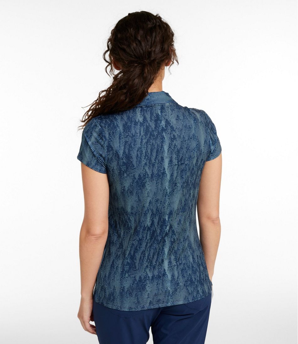 Women's Access Polo, Short-Sleeve Print