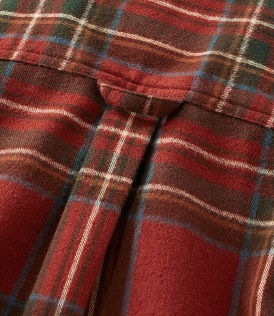 Women's Scotch Plaid Flannel Shirt, Boyfriend