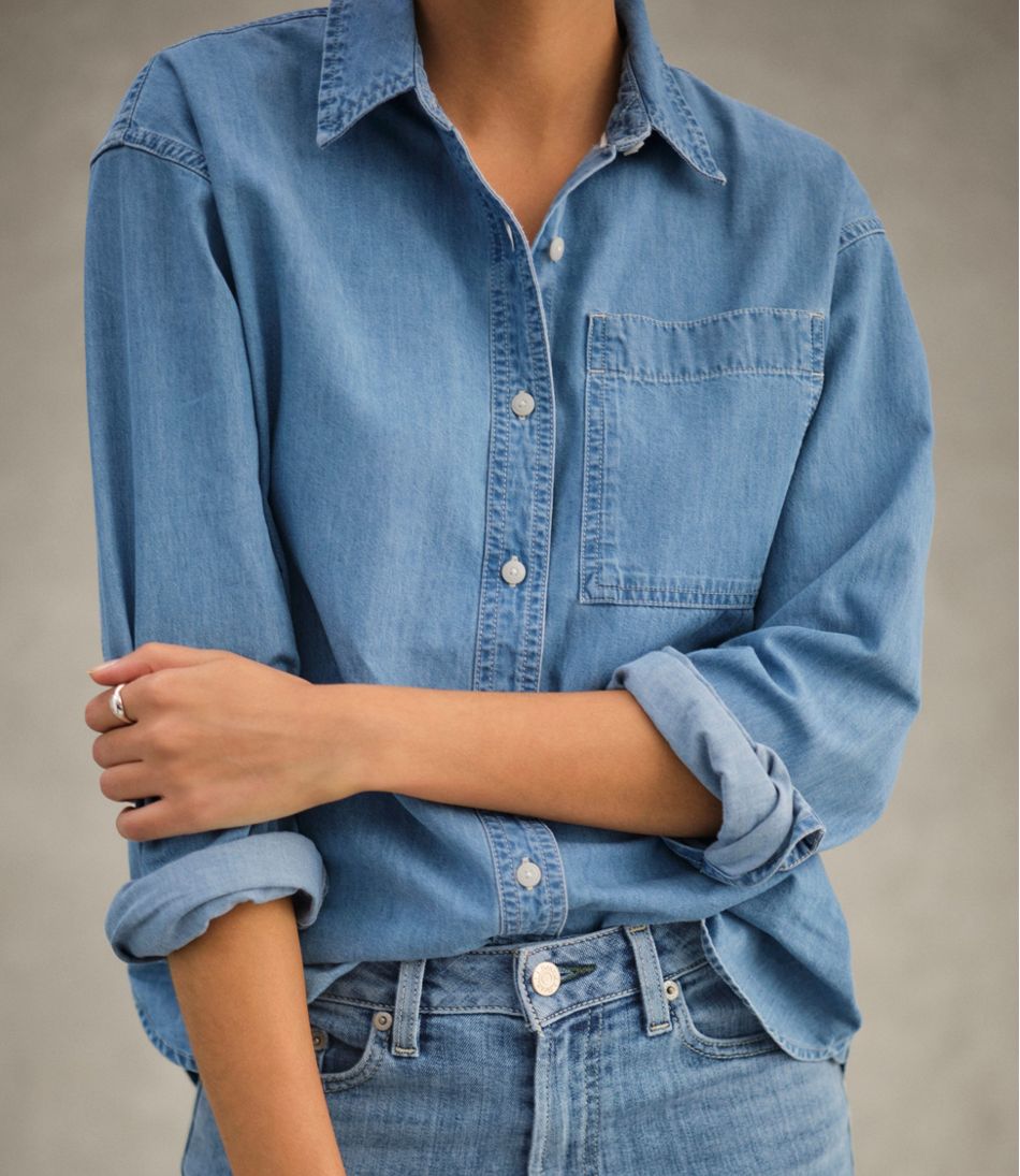 Women's Denim Boyfriend Shirt