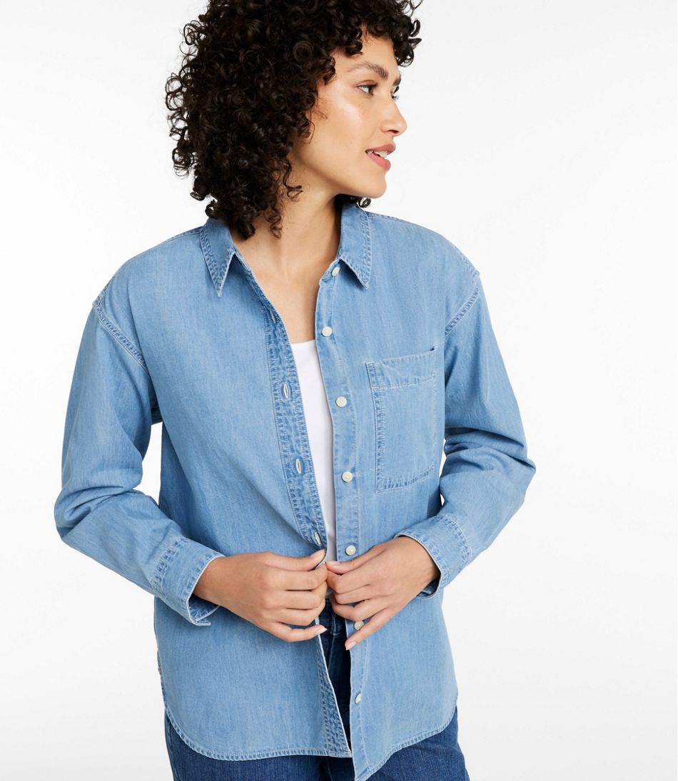 Women's Denim Boyfriend Shirt