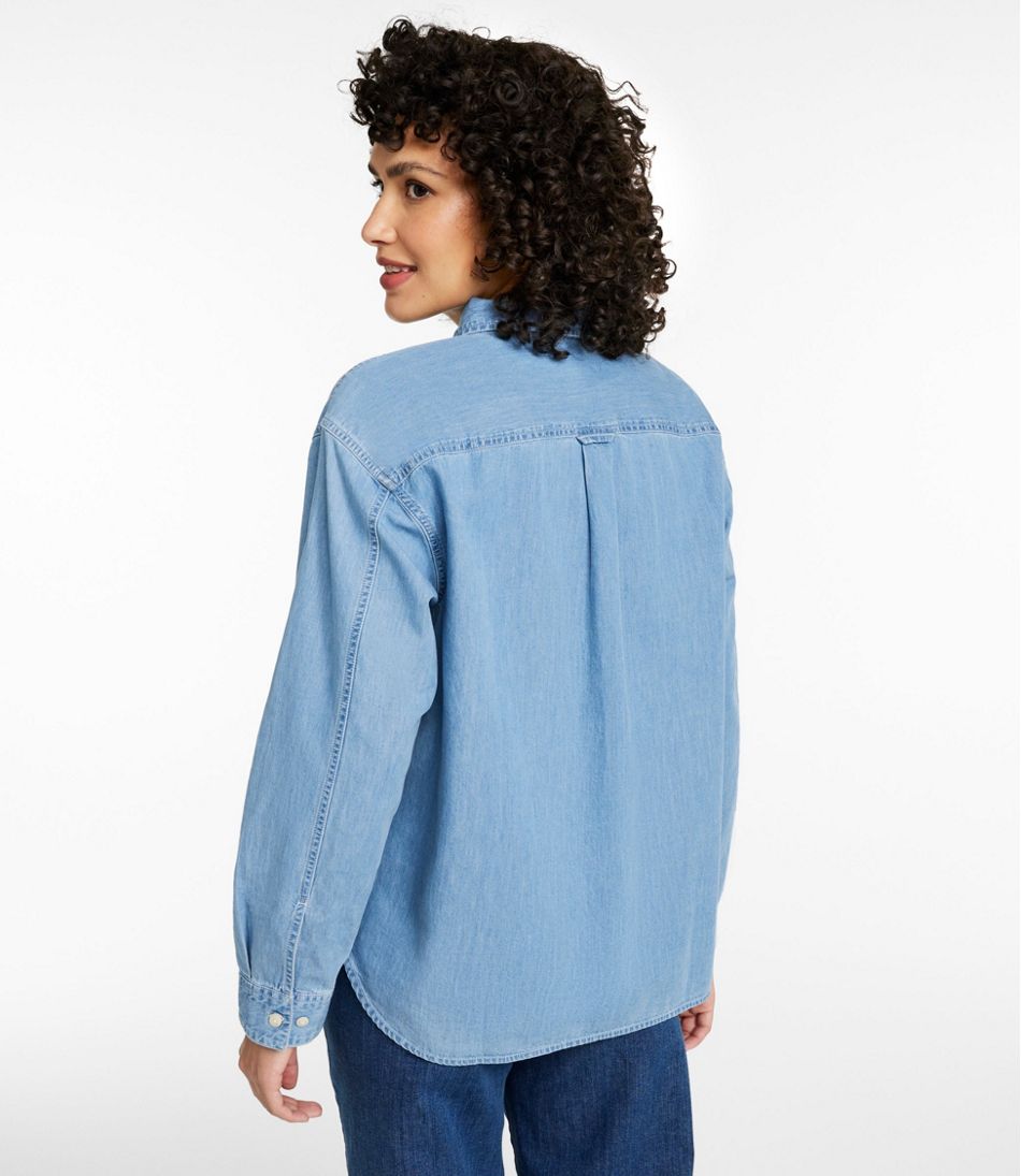 Women's Denim Boyfriend Shirt