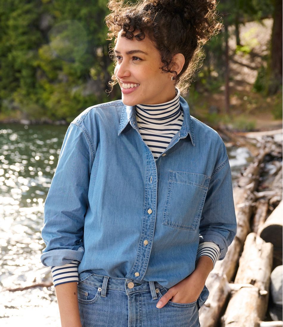 Women's Denim Boyfriend Shirt
