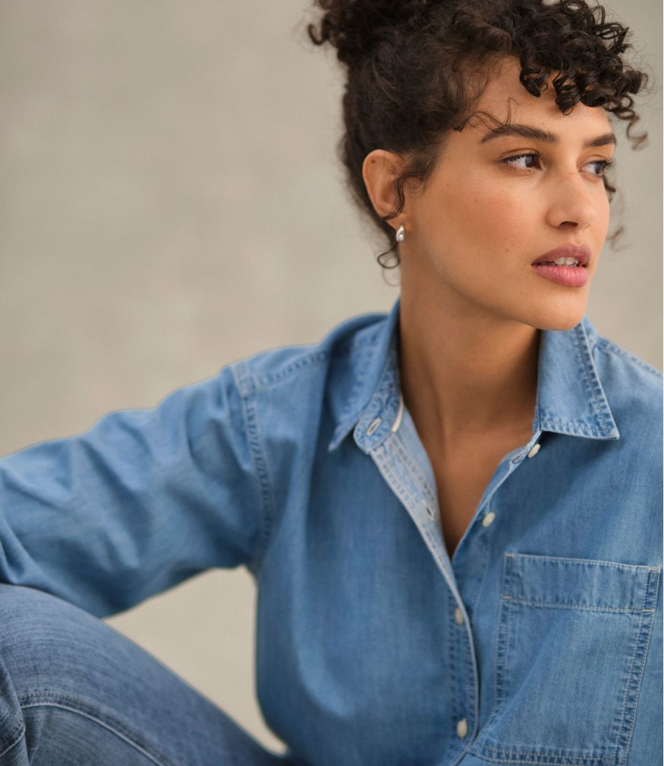 Women's Denim Boyfriend Shirt