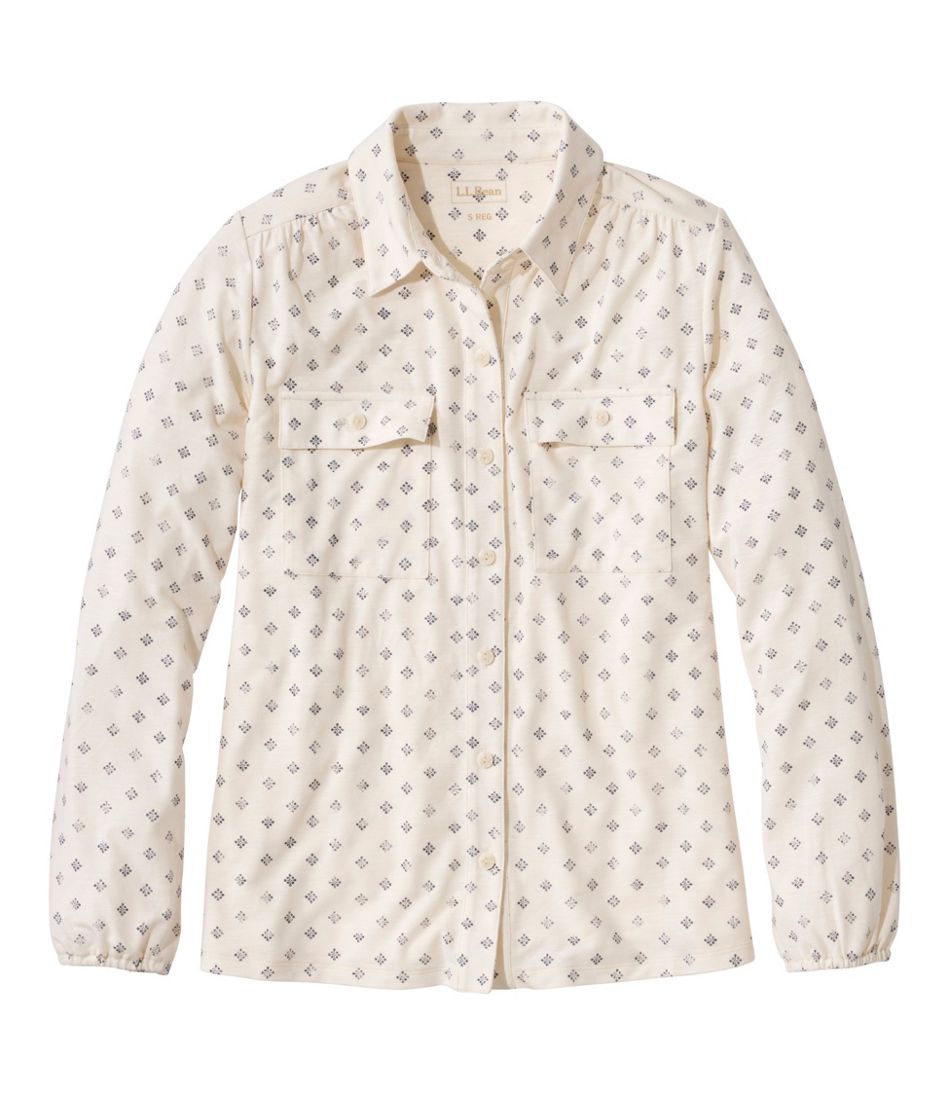 Women's Camden Hills Button Front Shirt, Print