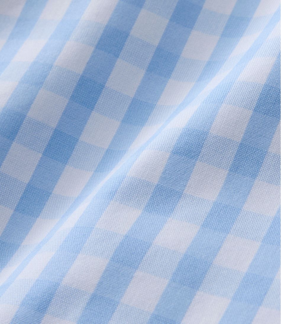 Women's Wrinkle-Free Pinpoint Oxford Shirt, Long-Sleeve Relaxed Fit Plaid