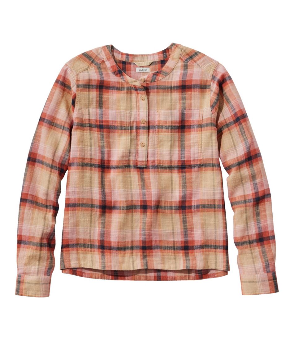 Women's Day Breeze Shirt, Long-Sleeve Collarless