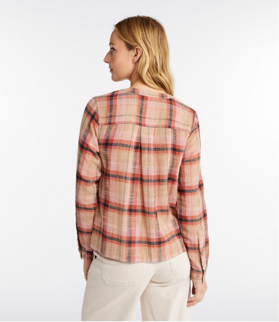 Women's Day Breeze Shirt, Long-Sleeve Collarless