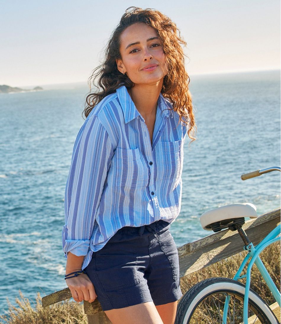 Women's Cloud Gauze Shirt, Long-Sleeve