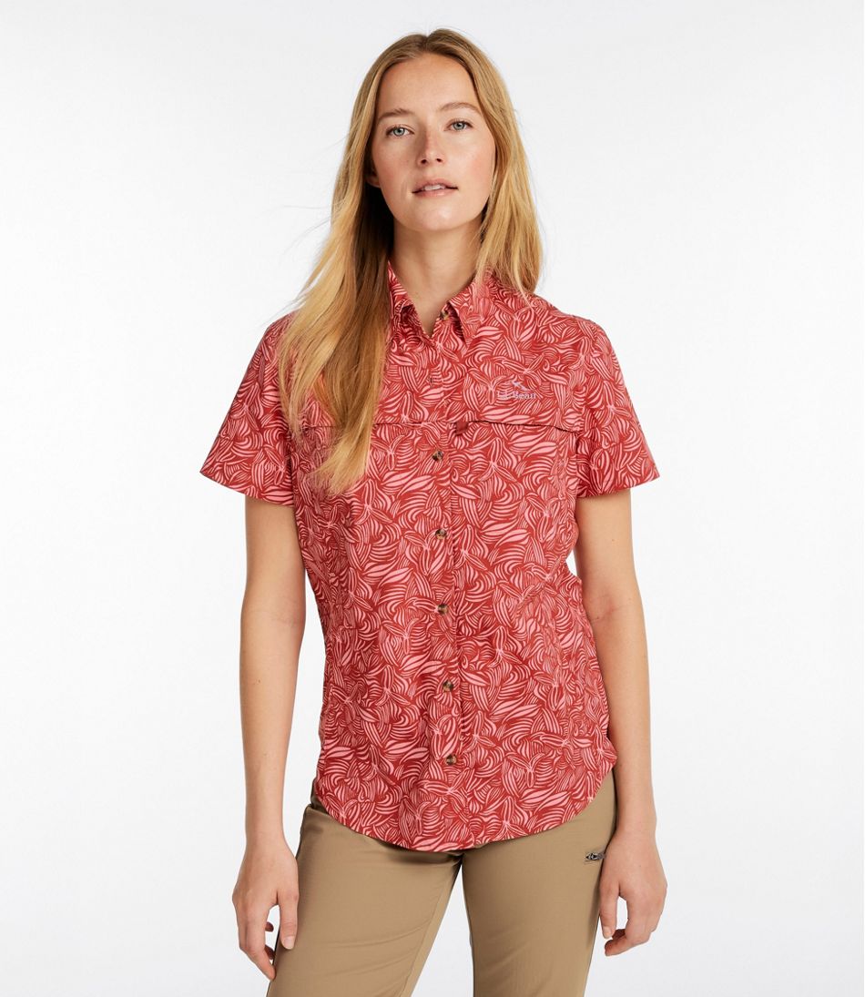 Women's Tropicwear Shirt, Short-Sleeve Print