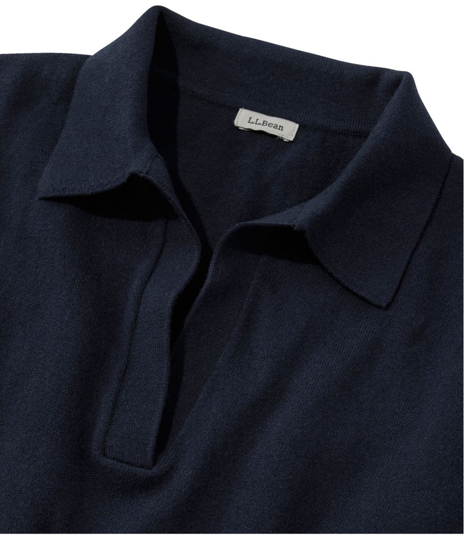 Women's Cotton/Cashmere Sweater, Polo