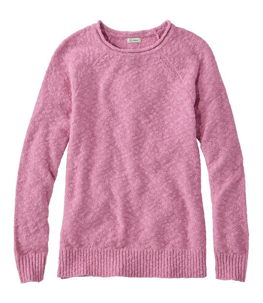 Women's Midweight Cotton Slub Rollneck Pullover