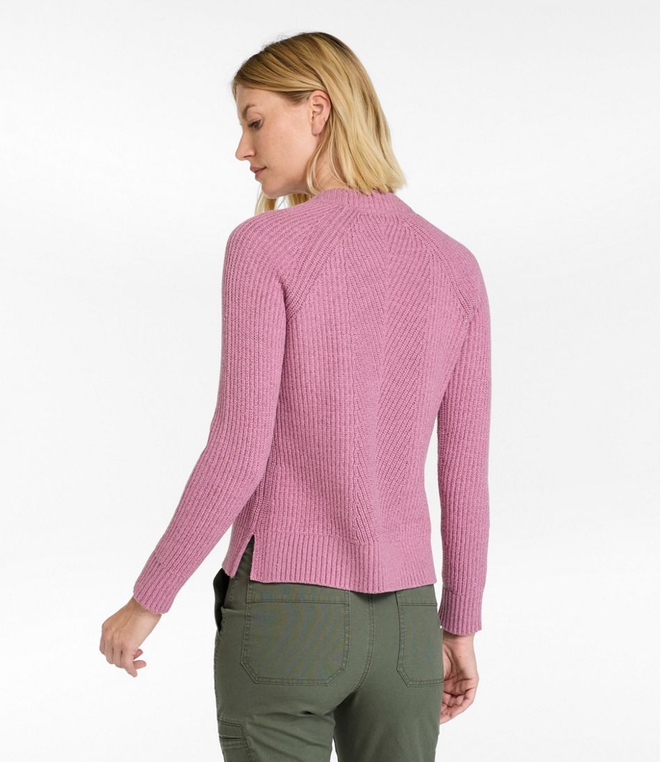 Women's Mariner Shaker Sweater, Crewneck