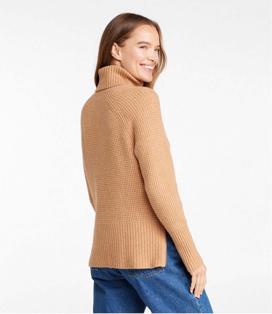 Women's SuperSoft Waffle Sweater, Turtleneck