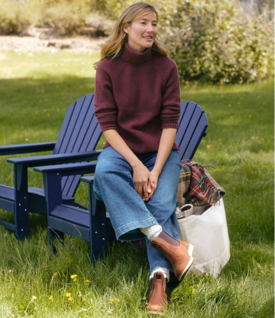 Women's SuperSoft Waffle Sweater, Turtleneck