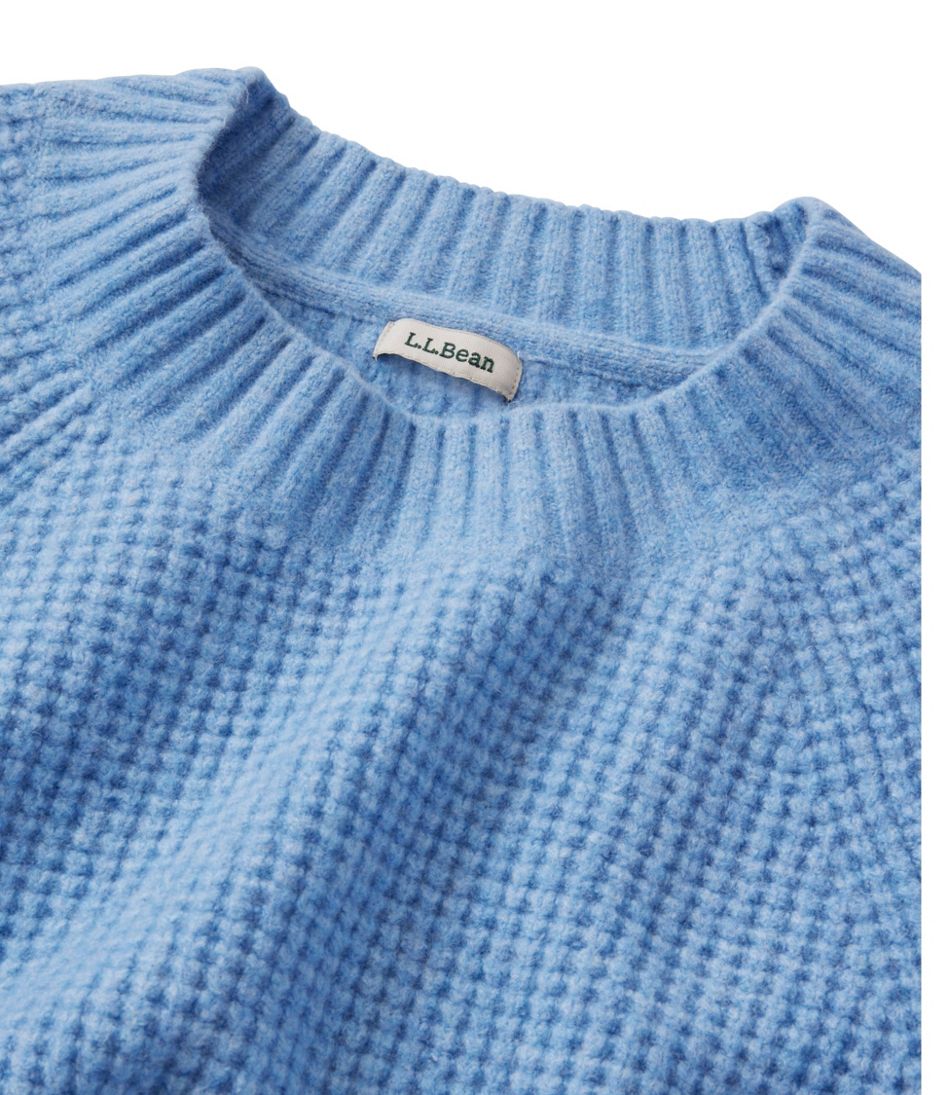 Women's SuperSoft Waffle Sweater, Crewneck