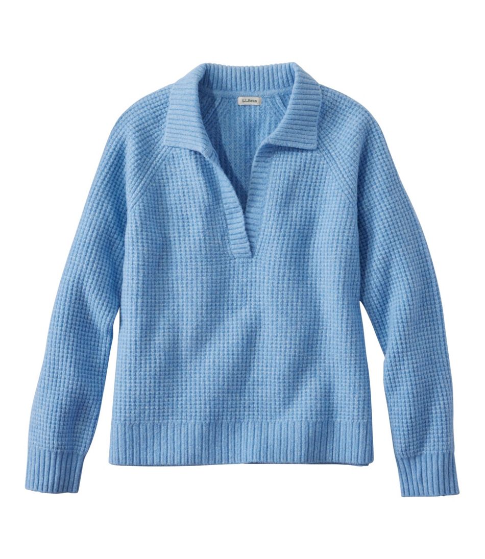 Women's SuperSoft Waffle Sweater, Polo