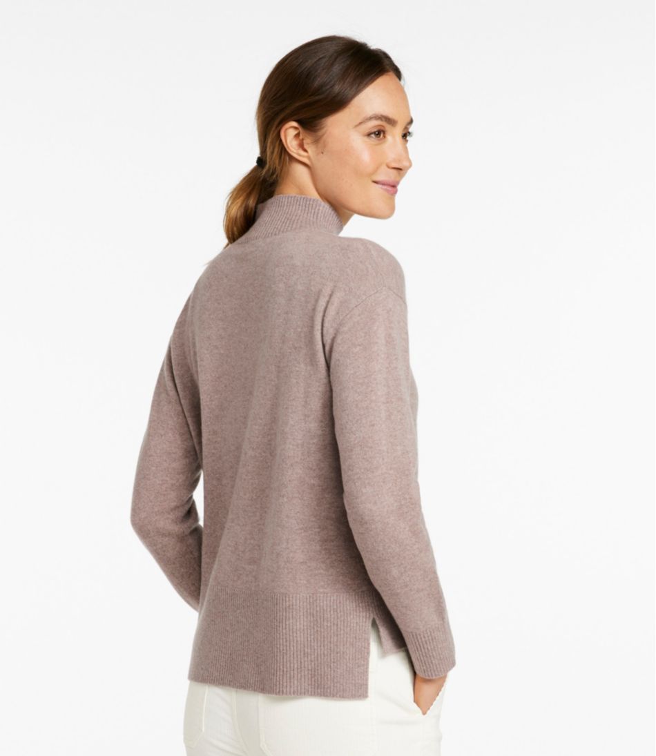Women's Classic Cashmere Sweater, Relaxed Mockneck