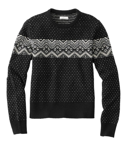 Women's Signature Camp Merino Wool Sweater, Pullover Novelty