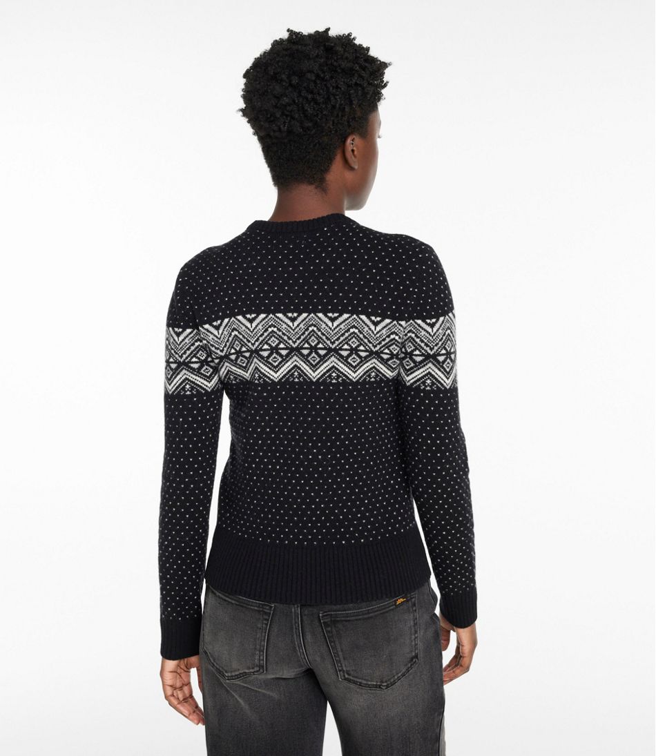 Women's Signature Camp Merino Wool Sweater, Pullover Novelty