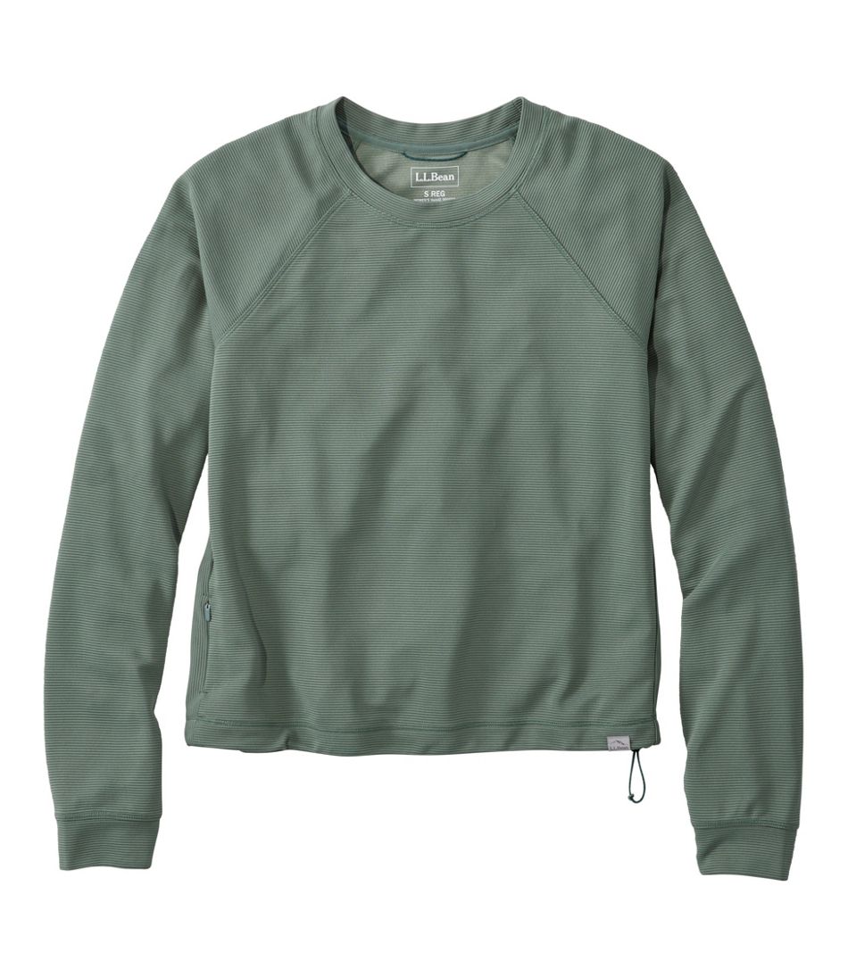 Women's VentureStretch Ottoman-Rib Pullover, Cropped