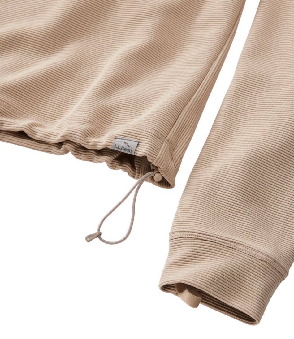 Women's VentureStretch Ottoman-Rib Pullover, Cropped