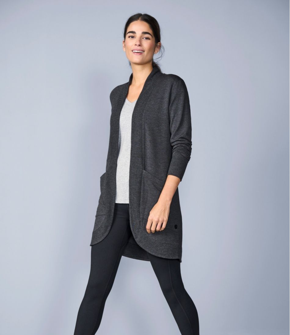 Women's SoftFlex Long Open Cardigan
