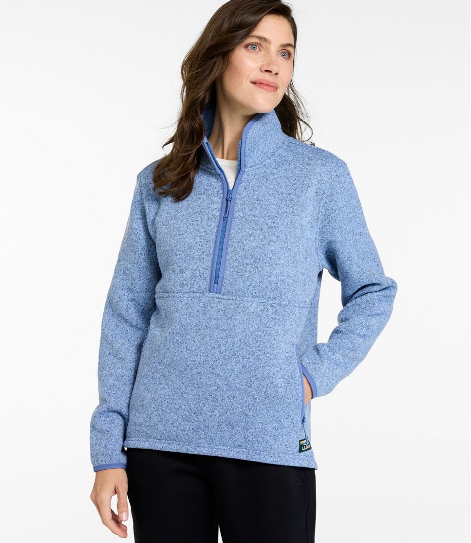 Women's Sweater Fleece Half-Zip Pullover