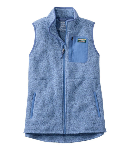 Women's Sweater Fleece Long Vest