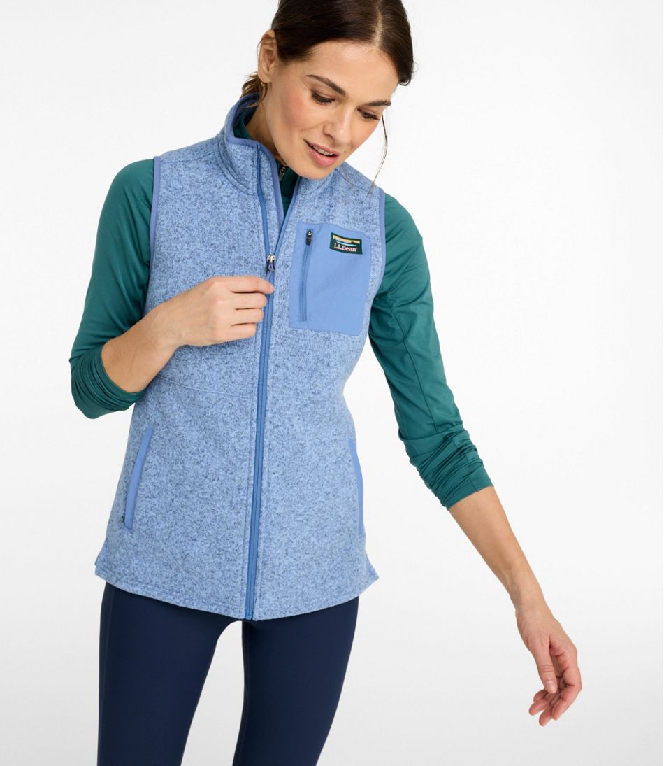 Women's Sweater Fleece Long Vest