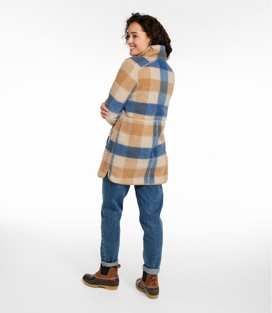 Women's Bean's Sherpa Fleece Coat, Print