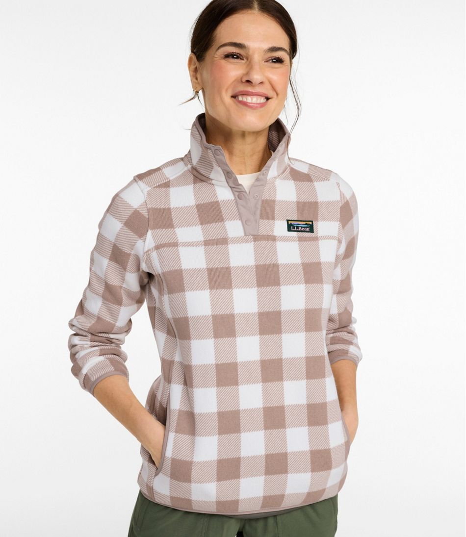Women's Sweater Fleece Pullover, Print
