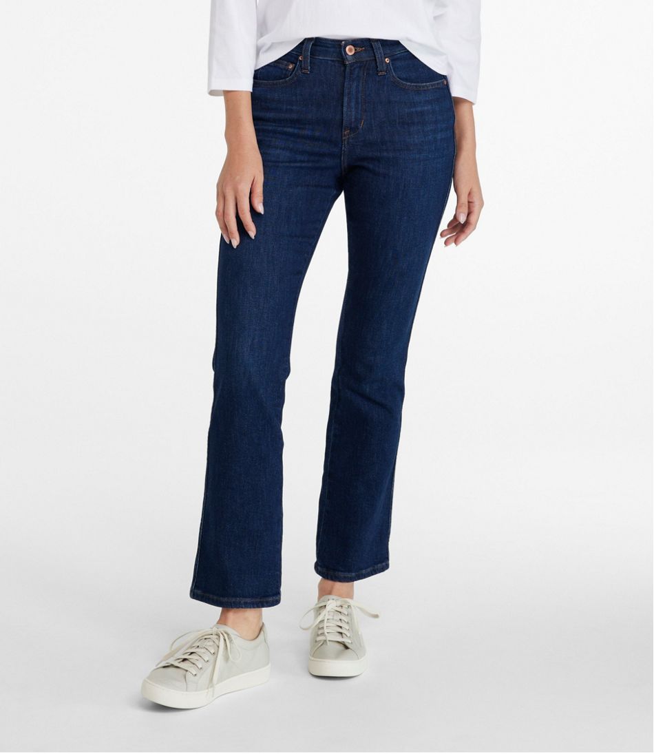 Women's Everyday Stretch Jeans, High-Rise Mini Bootcut Ankle
