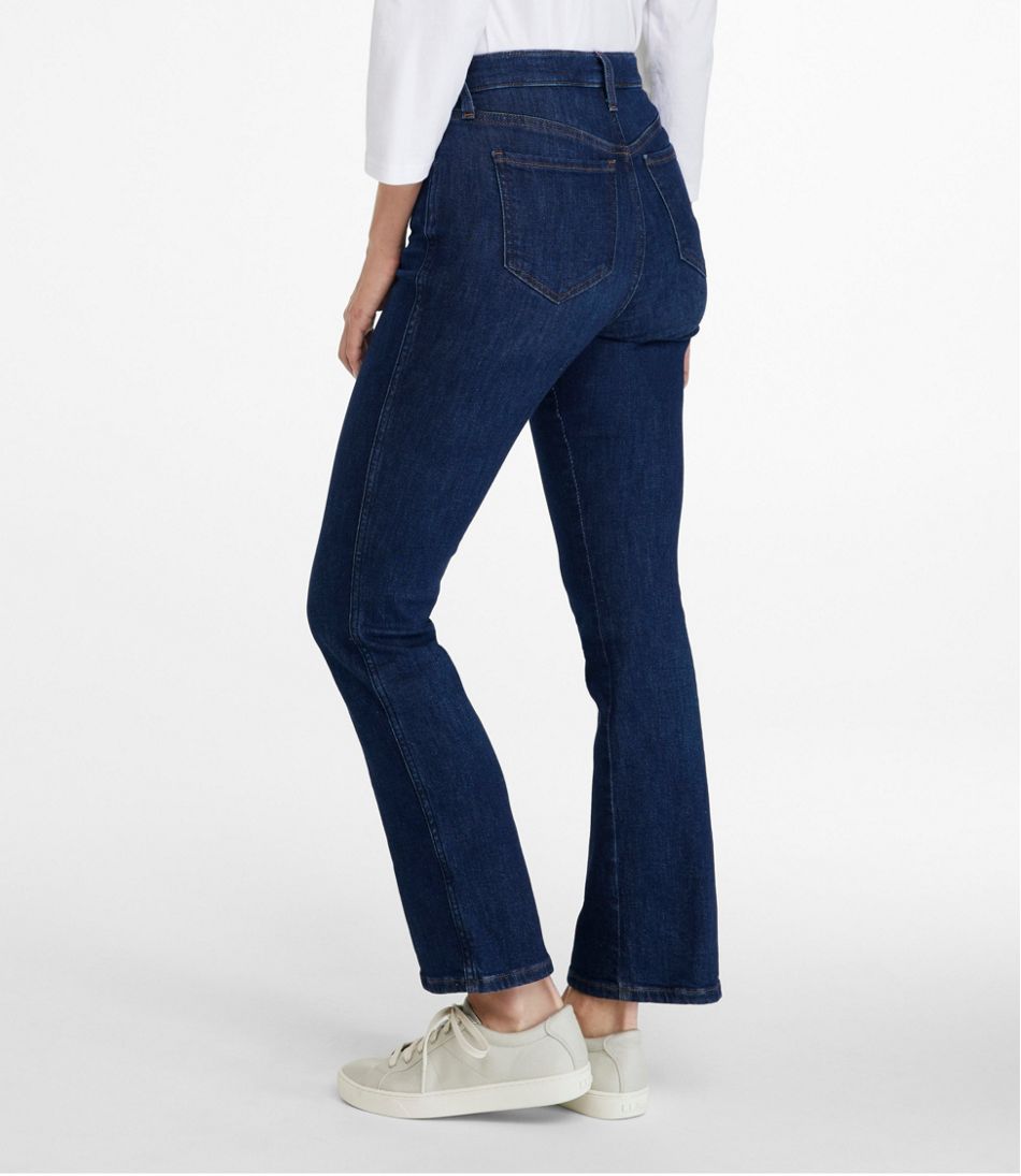 Women's Everyday Stretch Jeans, High-Rise Mini Bootcut Ankle