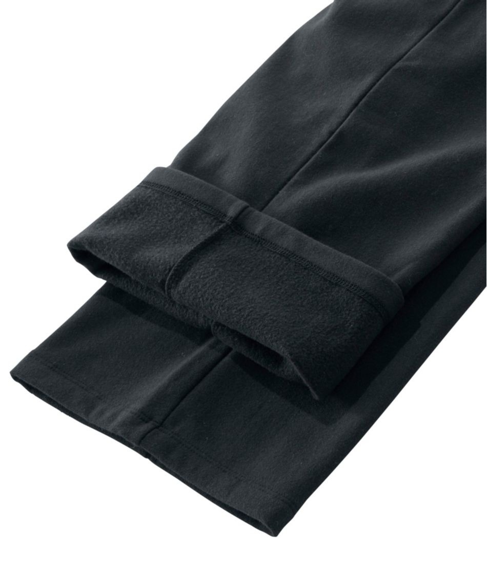 Women's Perfect Fit Pants, Fleece-Backed Straight-Leg