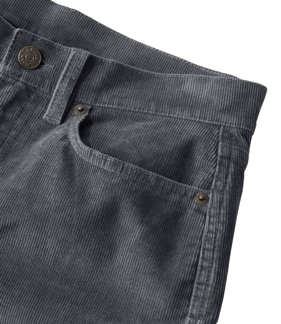 Women's BeanFlex Five-Pocket Corduroy Pants, Mid-Rise Straight-Leg