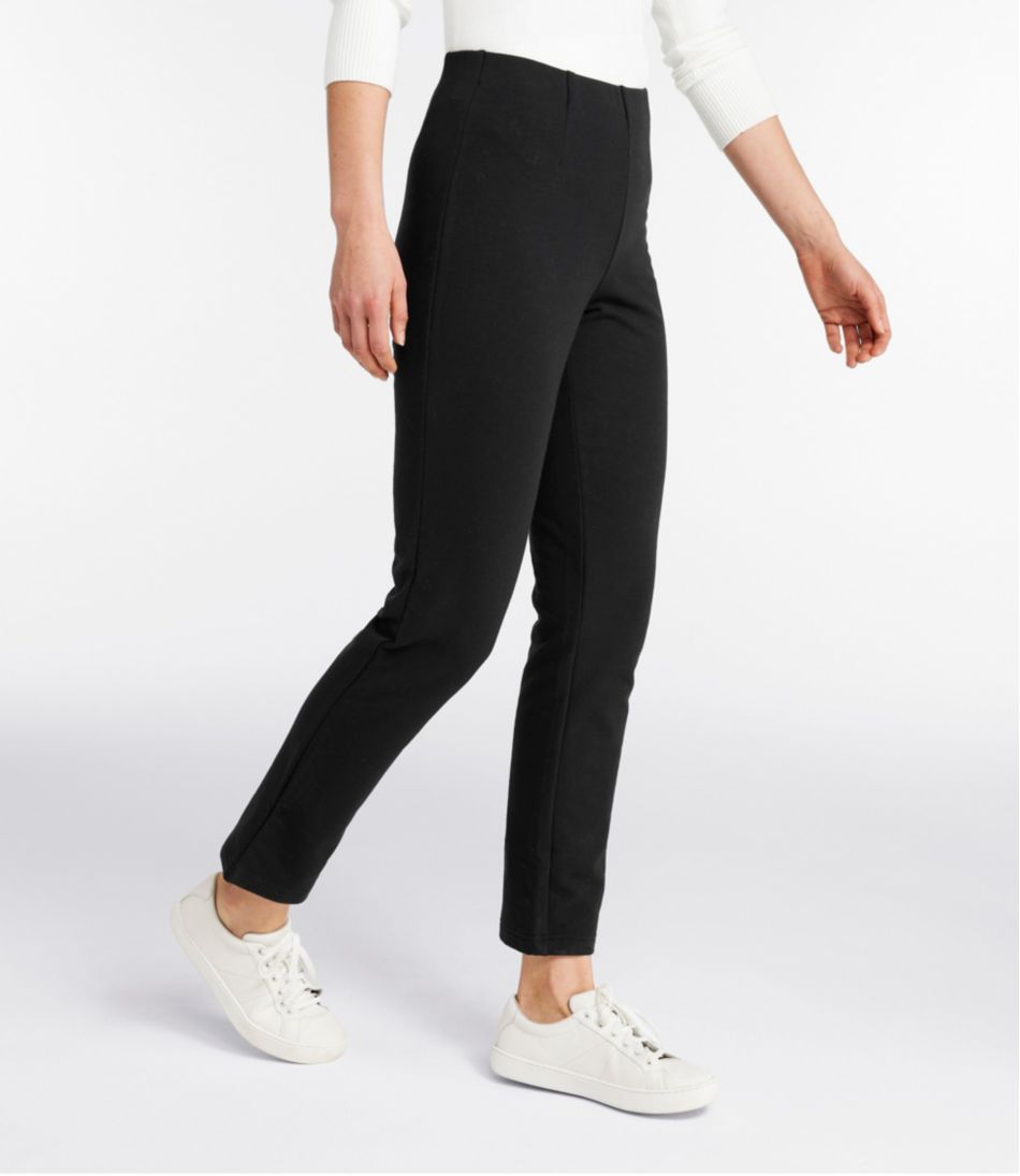Women's Perfect Fit Pants, Fleece-Backed Slim-Leg