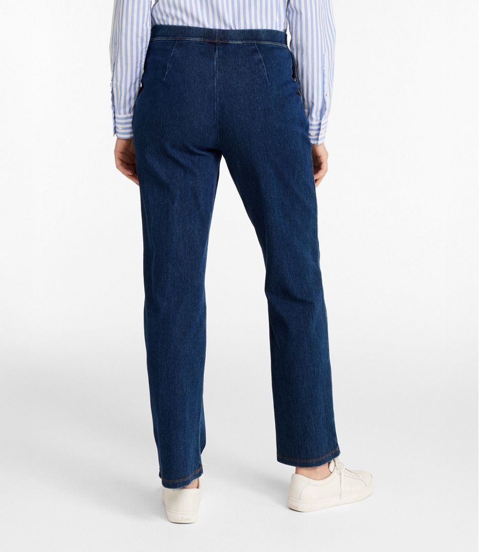 Women's Perfect Fit Pants, Denim Straight-Leg