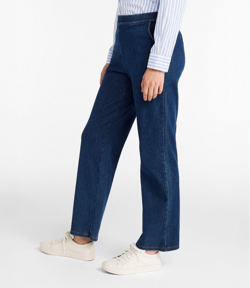 Women's Perfect Fit Pants, Denim Straight-Leg