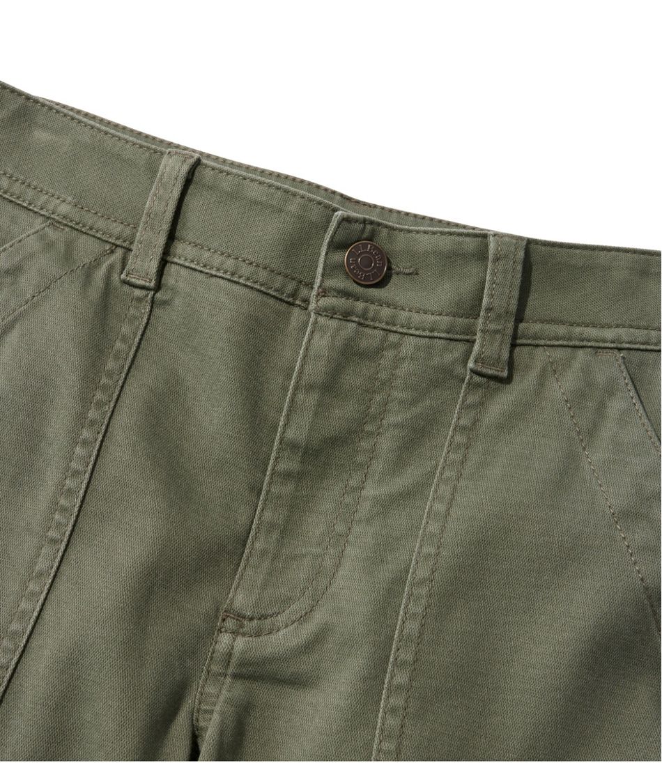 Women's Comfort Stretch Pants, Mid-Rise Straight-Leg Cargo