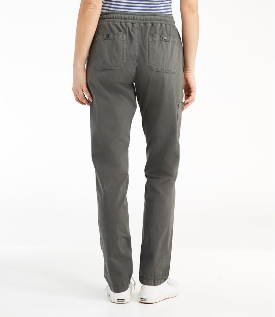 Women's Stretch Ripstop Pull-On Pants, Slim-Leg