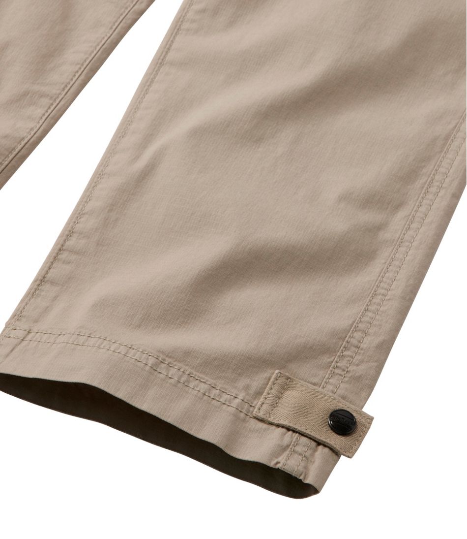 Women's Stretch Ripstop Pull-On Capri Pants, Slim-Leg