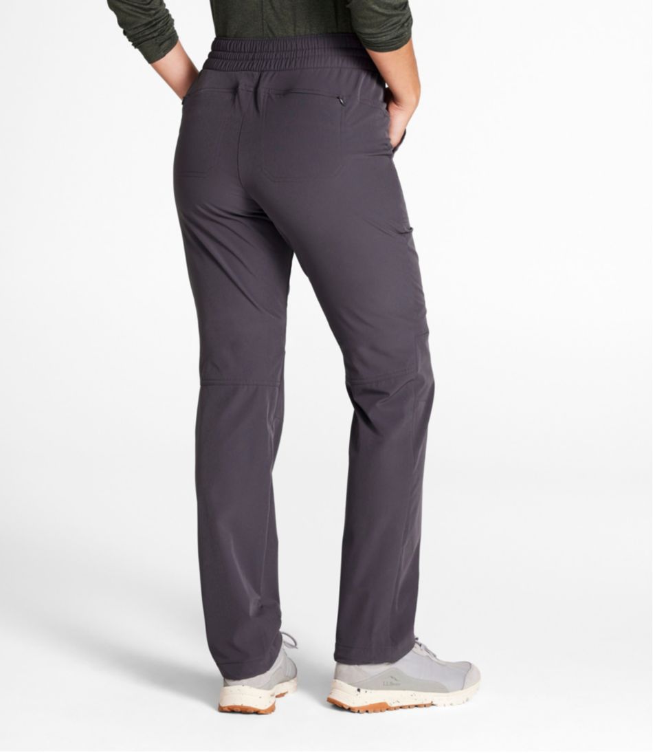 Women's VentureStretch Trail Pants, Brushed-Back Straight-Leg