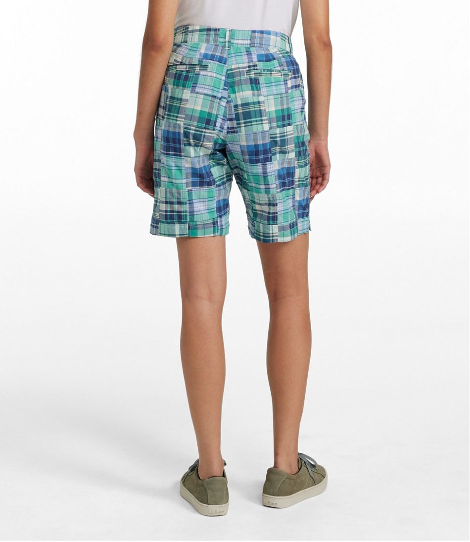 Women's Comfort Shorts, Patchwork Bermudas 9"