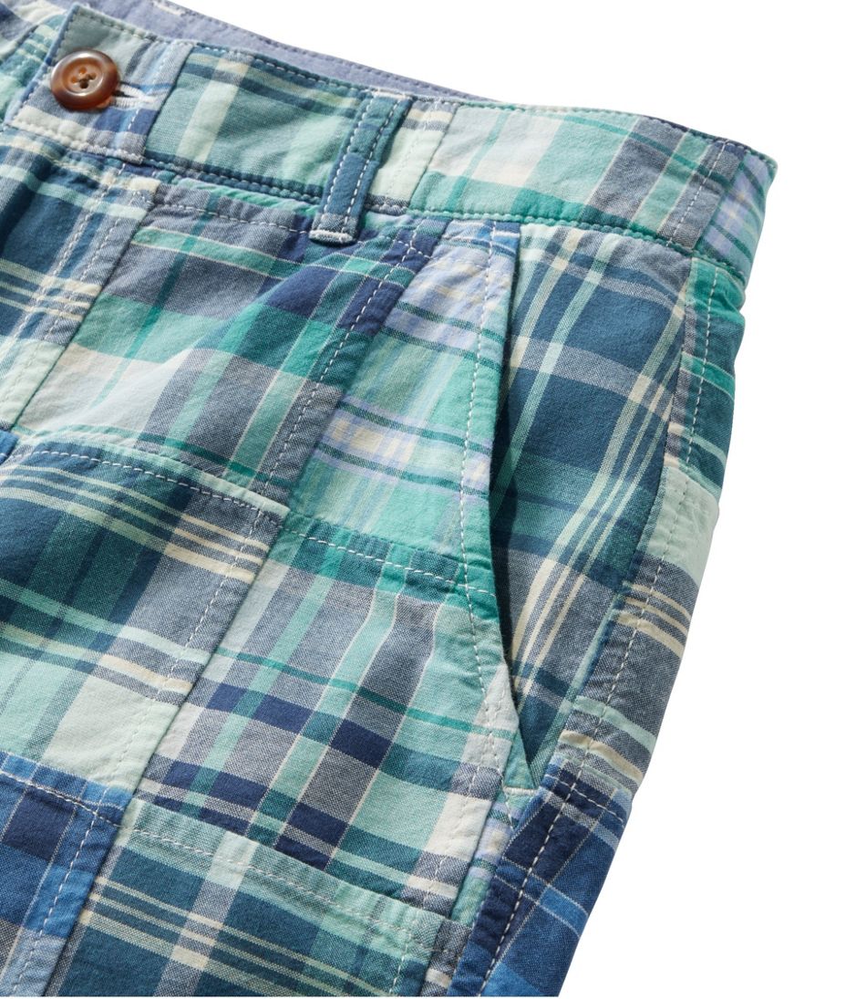 Women's Comfort Shorts, Patchwork Bermudas 9"