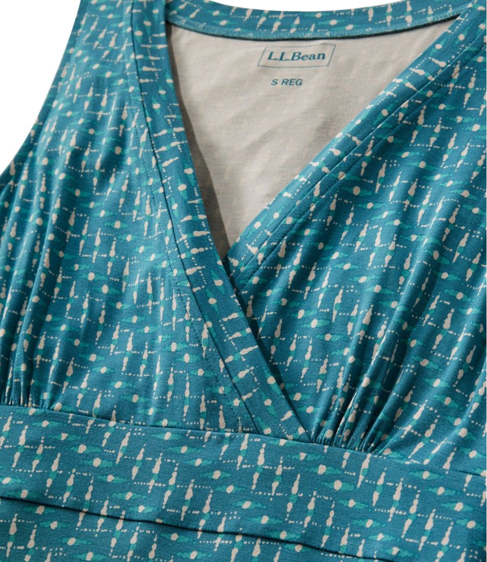 Women's Summer Knit Maxi Dress, Print