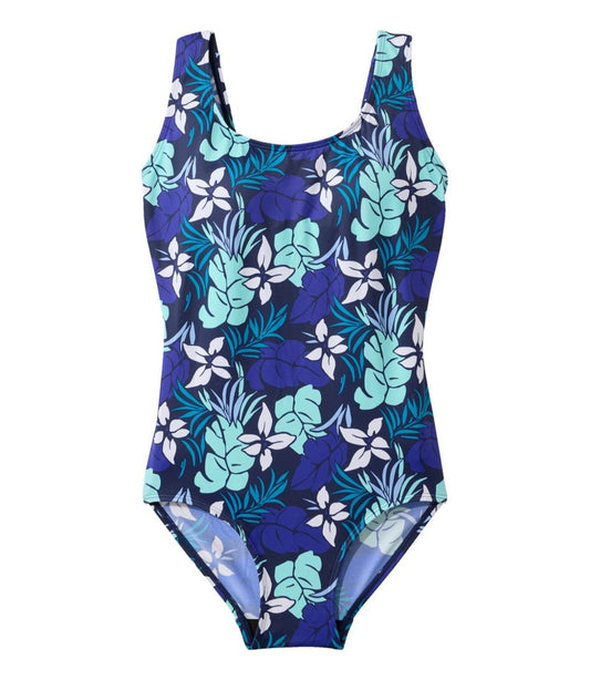 Women's BeanSport Swimwear, Scoopneck Tanksuit Print