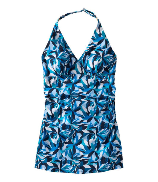 Women's Shaping Swimwear, Clasp Halter Dress Print