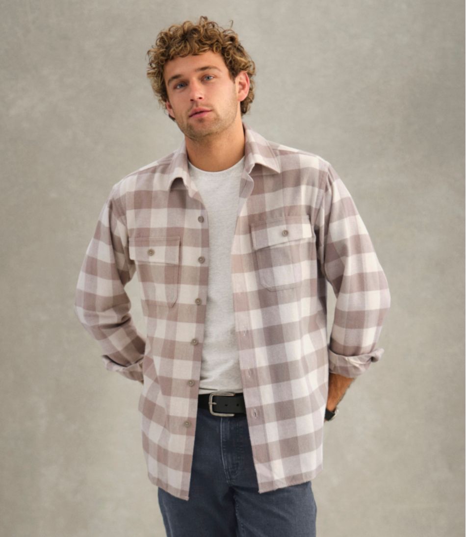 Men's Chamois Shirt, Traditional Fit, Plaid