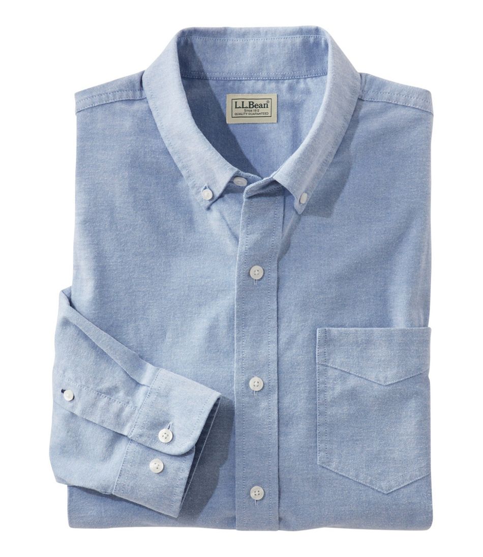 Men's Comfort Stretch® Oxford Shirt, Traditional Untucked Fit
