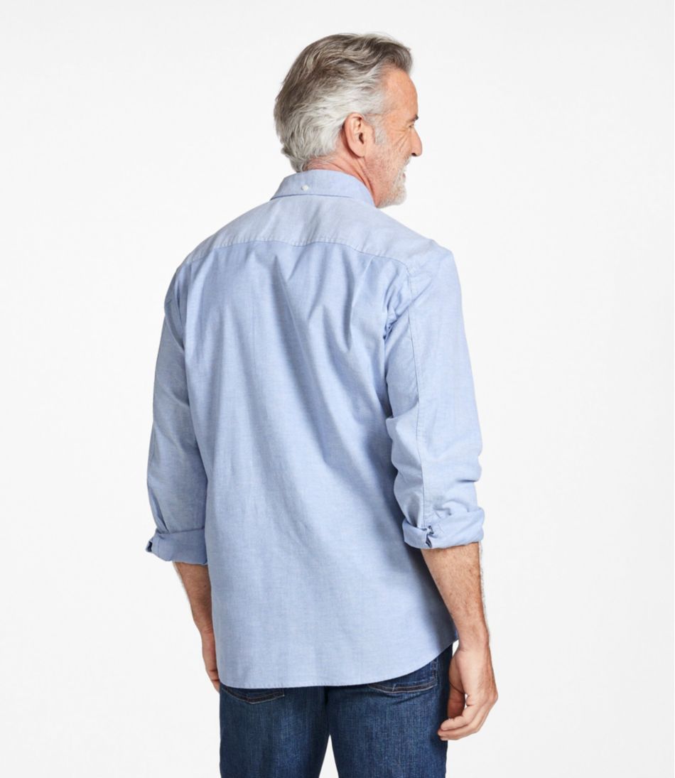 Men's Comfort Stretch® Oxford Shirt, Traditional Untucked Fit